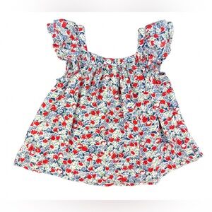 RALPH LAUREN Floral Print Viscose Top - 5Y